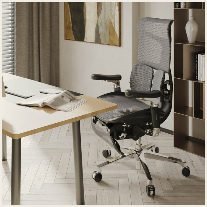 Ергономичен стол Diablo Chairs M0-Kinetic, черен
