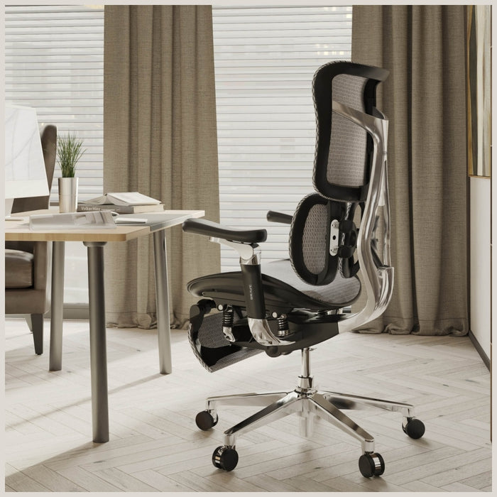 Ергономичен стол Diablo Chairs M0-Kinetic, черен