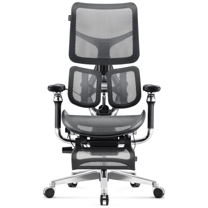 Ергономичен стол Diablo Chairs M0-Kinetic, черен