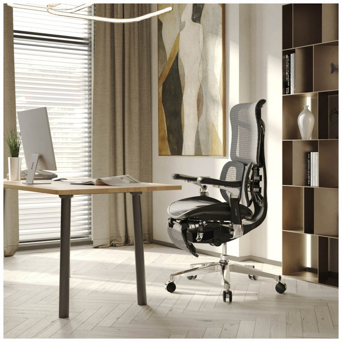 Ергономичен стол Diablo Chairs M0-Kinetic, черен