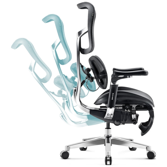 Ергономичен стол Diablo Chairs M0-Kinetic, черен