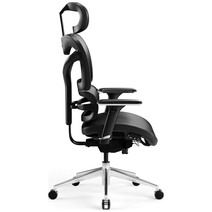 Ергономичен стол Diablo Chairs V-Commander, черен