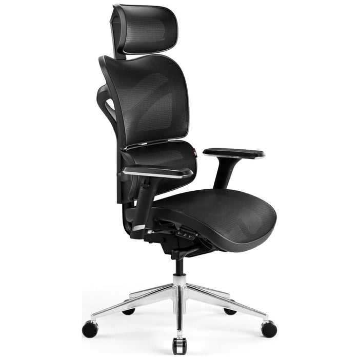 Ергономичен стол Diablo Chairs V-Commander, черен