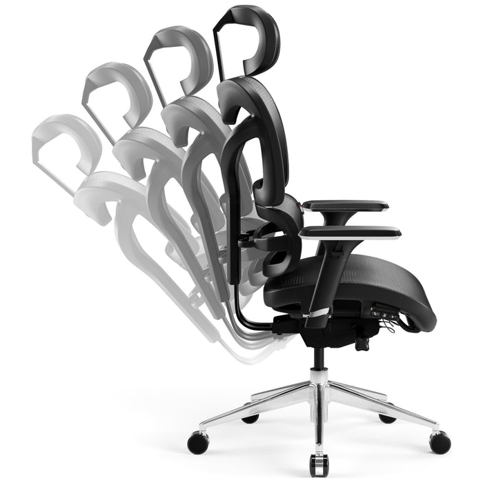 Ергономичен стол Diablo Chairs V-Commander, черен