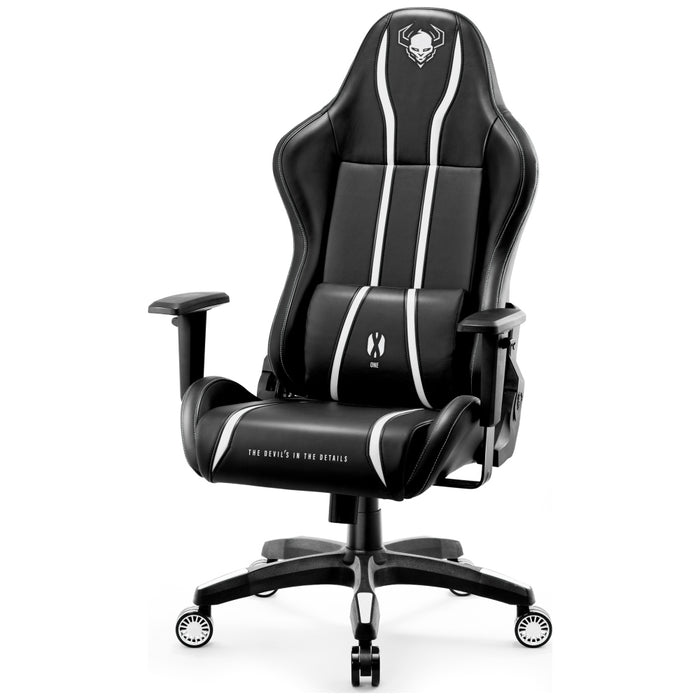 [?] Гейминг стол Diablo Chairs X-One 2.0 Normal Size, черно-бял