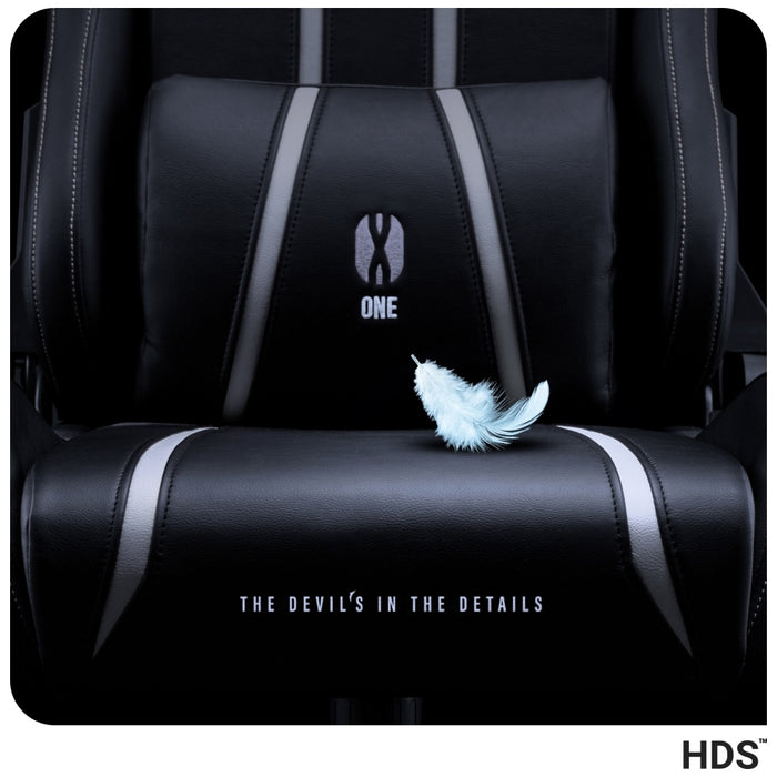 [?] Гейминг стол Diablo Chairs X-One 2.0 Normal Size, черно-бял