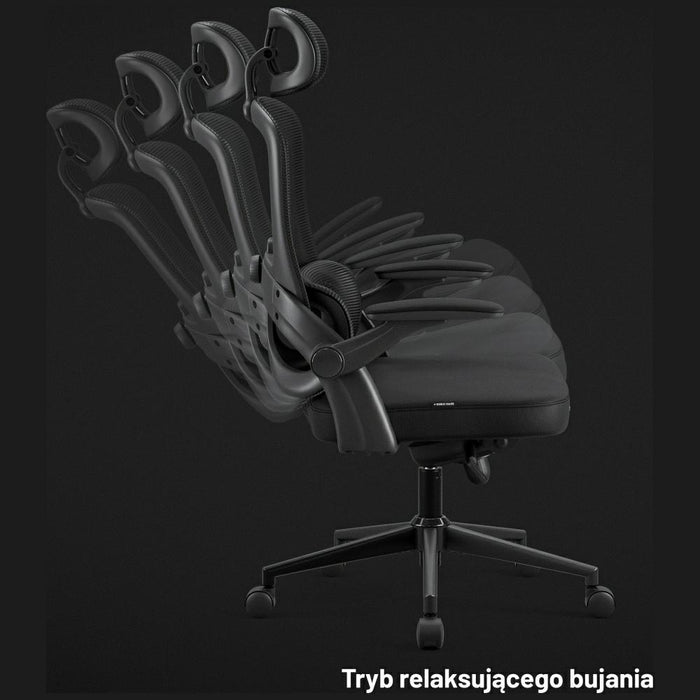 [?] Офисен стол Diablo Chairs V-Light, ергономичен, черен