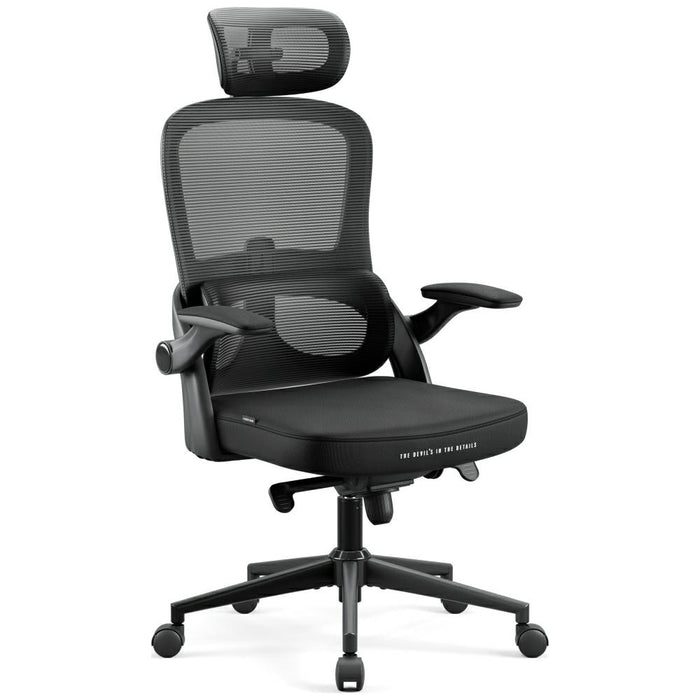 [?] Офисен стол Diablo Chairs V-Light, ергономичен, черен