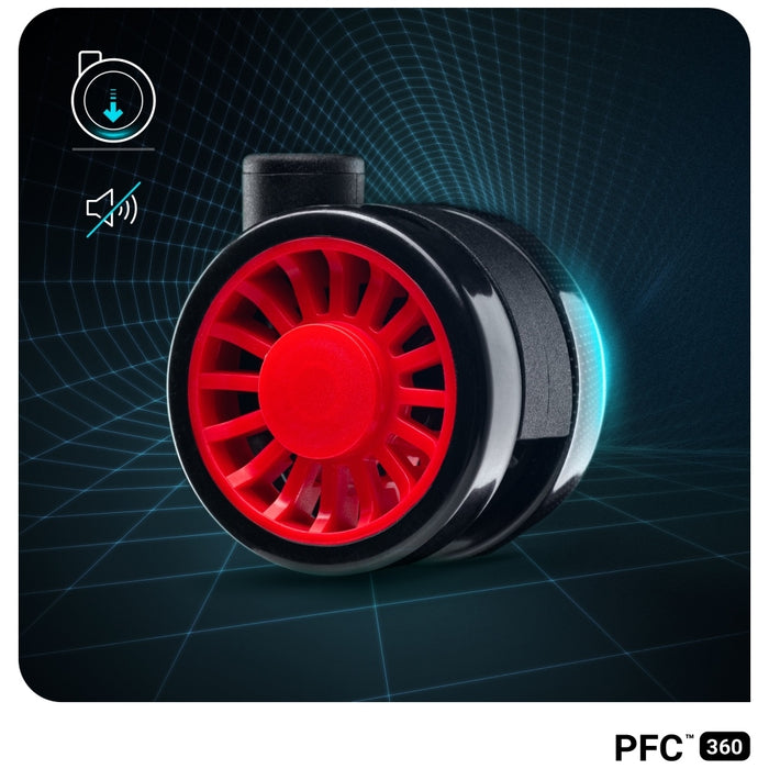 Гейминг фотьойл Diablo Chairs X-One 2.0 King Size, черно-червен