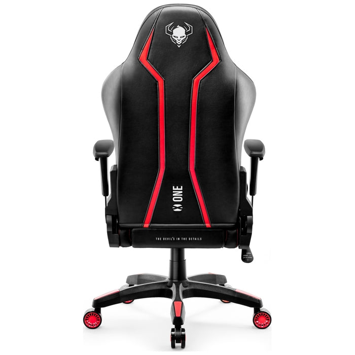 Гейминг фотьойл Diablo Chairs X-One 2.0 King Size, черно-червен