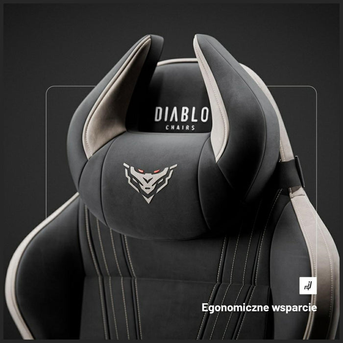 [?] Геймърски фотьойл Diablo Chairs X-Horn 2.0 Normal Size, черен/камилски