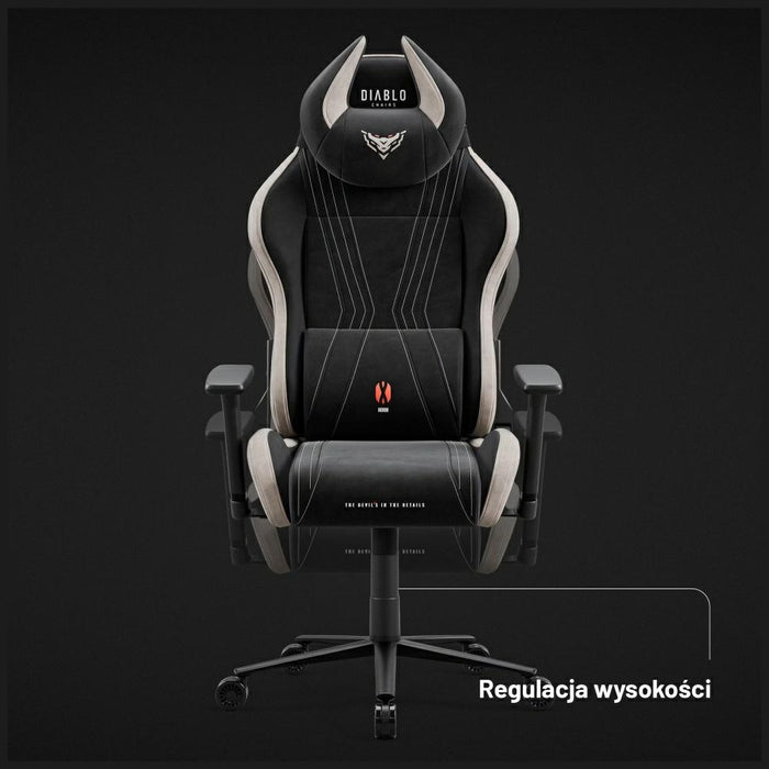 [?] Геймърски фотьойл Diablo Chairs X-Horn 2.0 Normal Size, черен/камилски