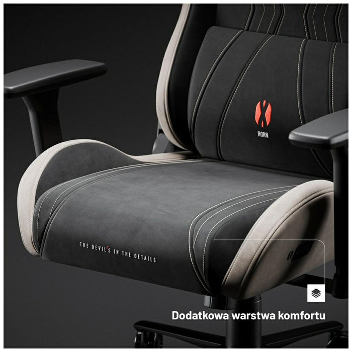 [?] Геймърски фотьойл Diablo Chairs X-Horn 2.0 Normal Size, черен/камилски