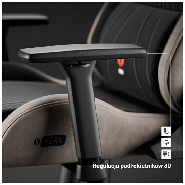 [?] Геймърски фотьойл Diablo Chairs X-Horn 2.0 Normal Size, черен/камилски