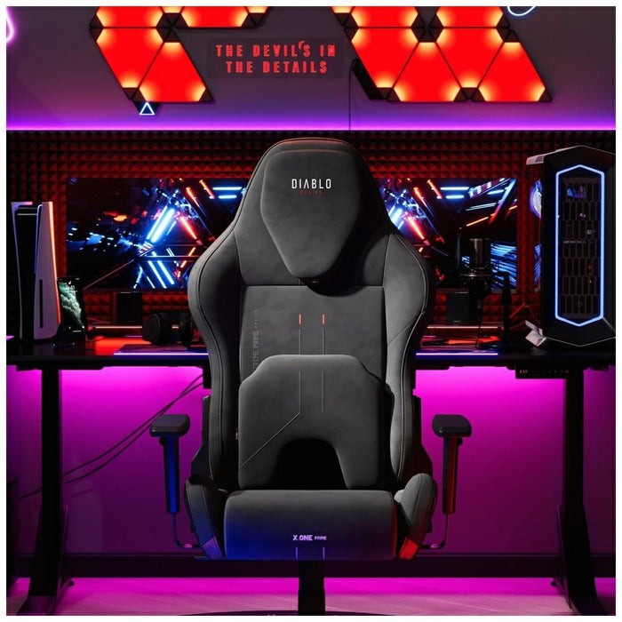 [?] Геймърски стол Diablo Chairs Diablo X-One PRIME Normal Size, черен