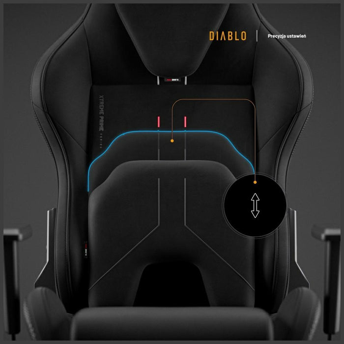 [?] Геймърски стол Diablo Chairs Diablo X-One PRIME Normal Size, черен
