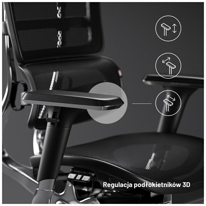 [?] Ергономичен фотьойл Diablo Chairs V-Master, черно-черен