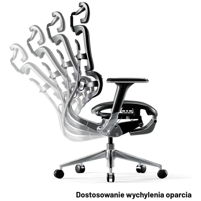 [?] Ергономичен фотьойл Diablo Chairs V-Master, черно-черен