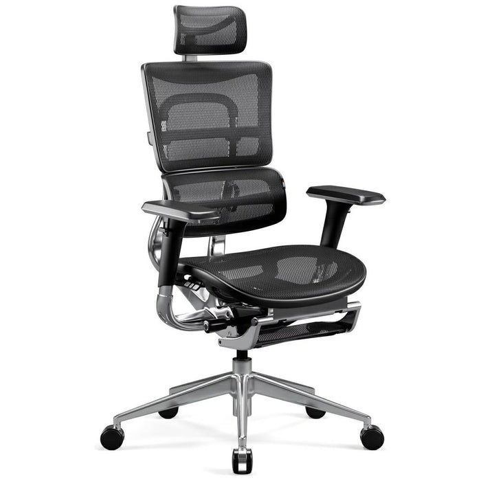 [?] Ергономичен фотьойл Diablo Chairs V-Master, черно-черен