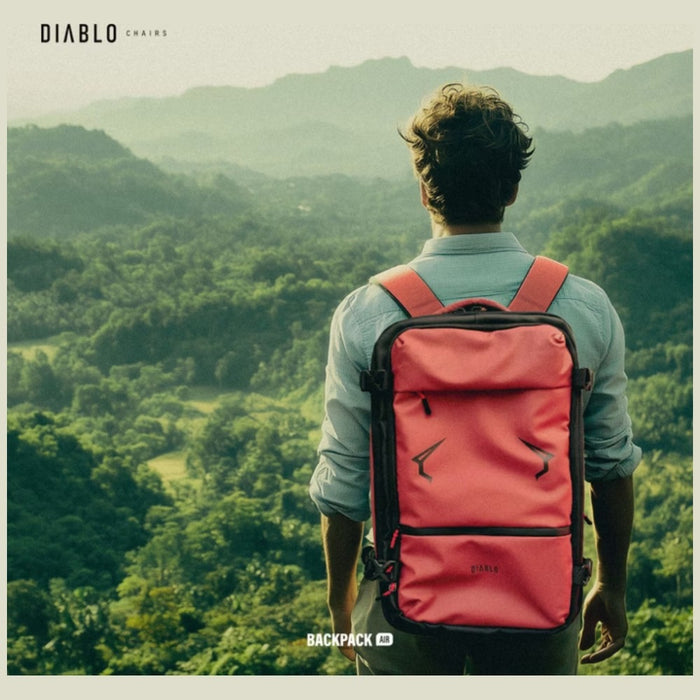 Мултифункционален вакуумен раница Diablo Chairs Backpack Air, бордо