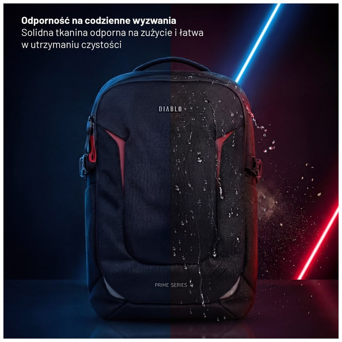 Многофункционален раница Diablo Chairs Prime за лаптоп, черна