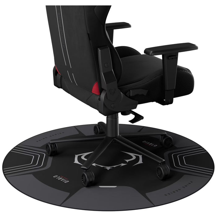 [?] Антиплъзгаща мат Diablo Chairs за фотьойл, черно-сива