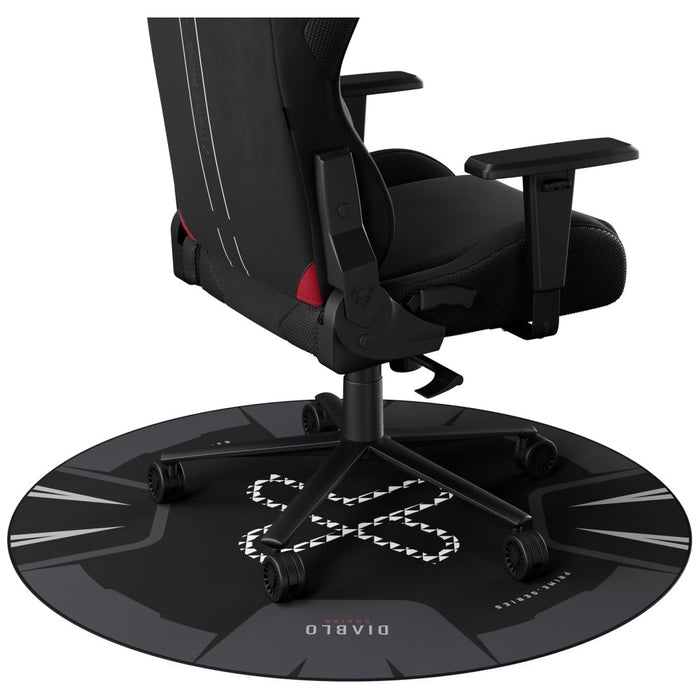 [?] Мат против плъзгане Diablo Chairs за фотьойл, черно-бял