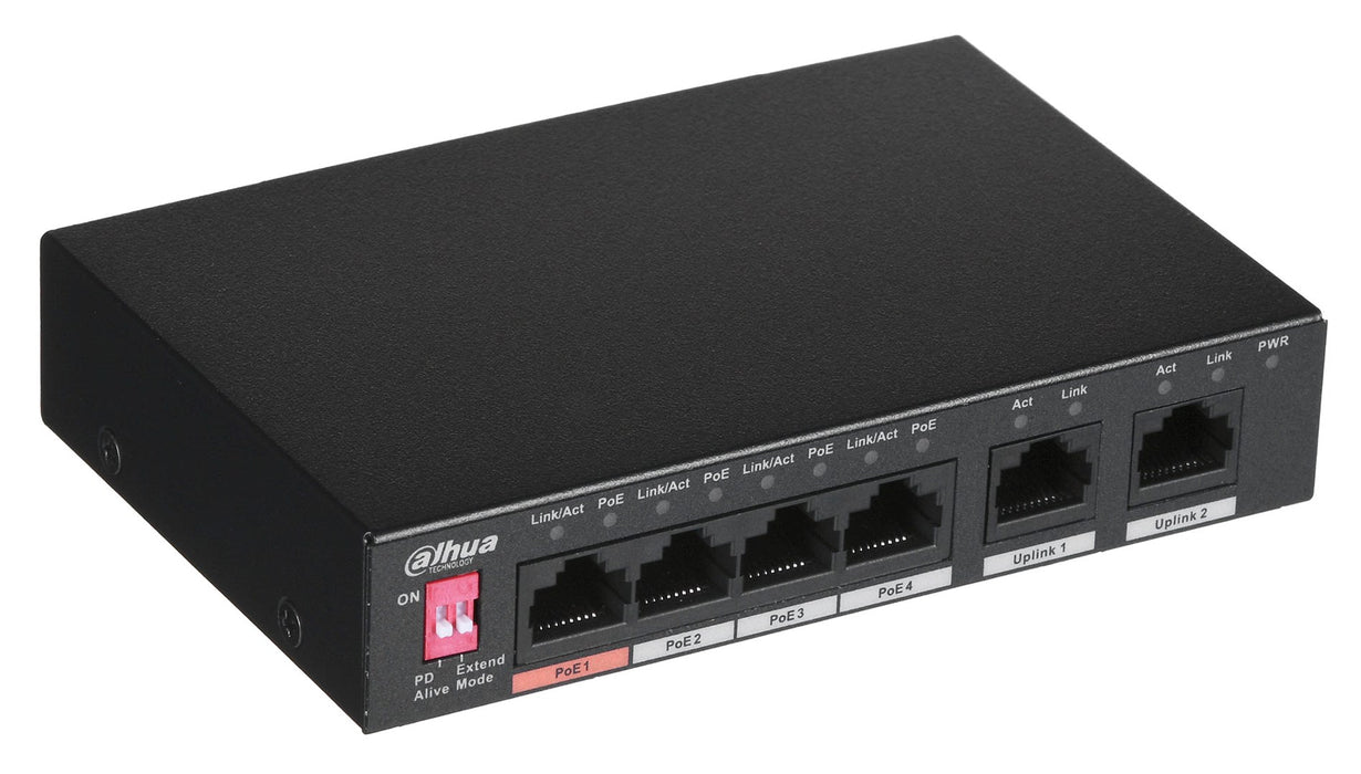 SWITCH DAHUA PFS3006-4ET-60-V2