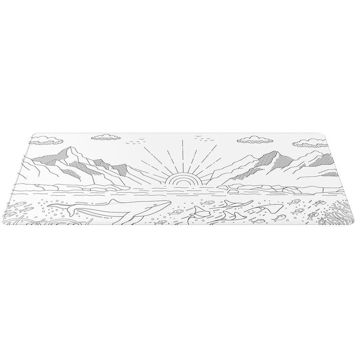 Геймърски пад Dark Project - Nostra White XL