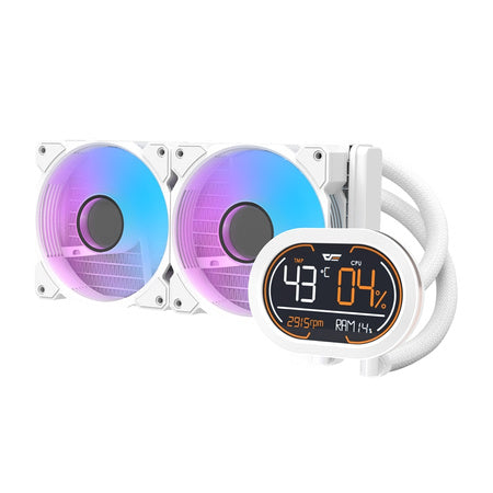 Воден охладител за процесор Darkflash DH240D (бял)