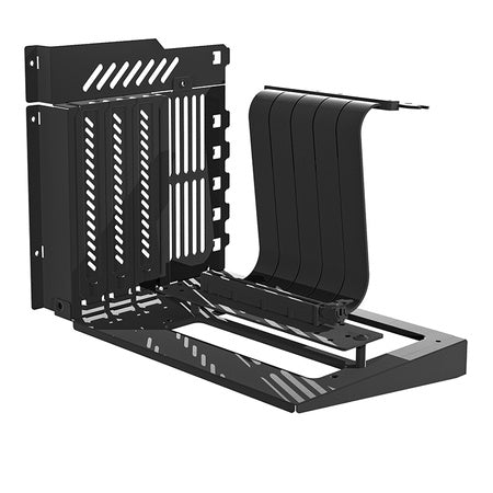 Кутия за компютър Darkflash DY470 (черна) + 4 вентилатора + скоба за GPU
