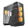 Кутия за компютър Darkflash DY470 (черна) + 4 вентилатора + скоба за GPU