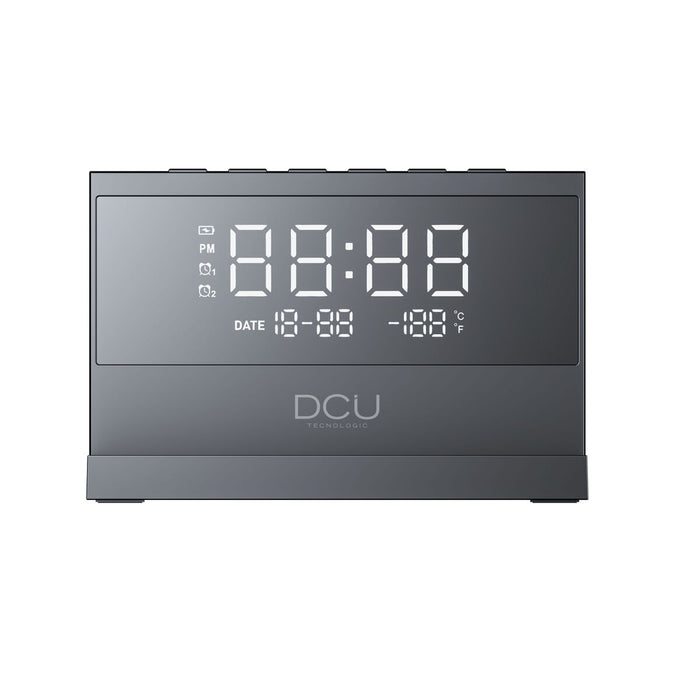 Часовник с аларма DCU 37300830 Черен
