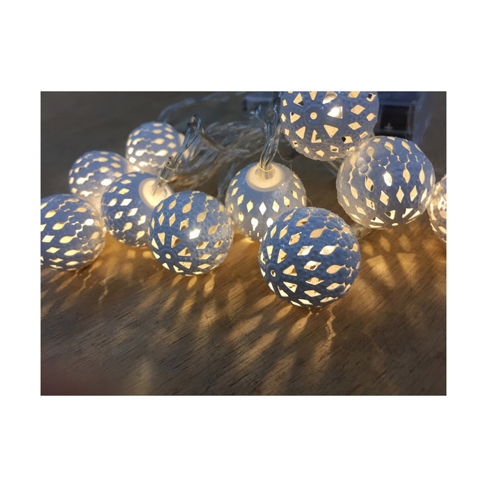 Гирлянда от LED Светлини Decorative Lighting Сребрист