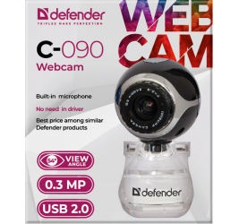 Уеб камера IronKey Defender C-090 0.3 MP USB 2.0 Черна