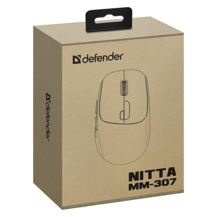 МИШКА DEFENDER NITTA MM-307 RF+BT OPTIC 1600dpi 6P БЯЛА