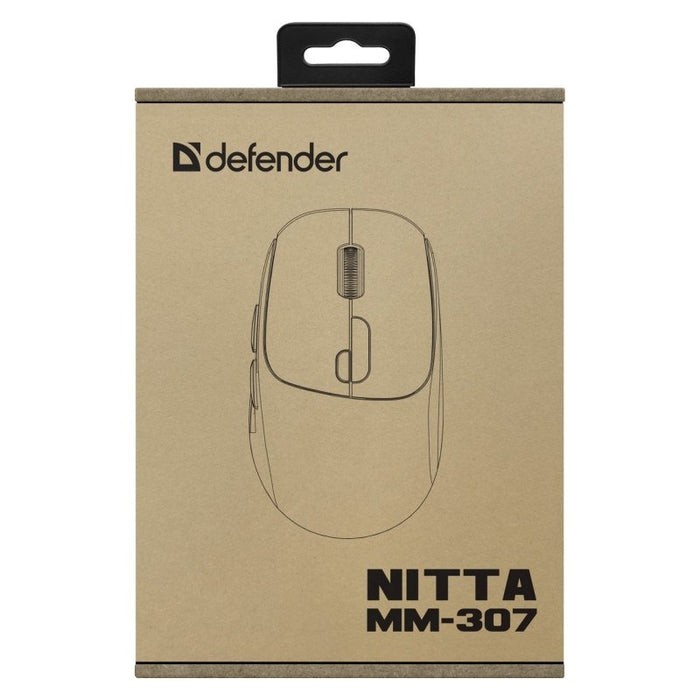 МИШКА DEFENDER NITTA MM-307 RF+BT OPTIC 1600dpi 6P БЯЛА