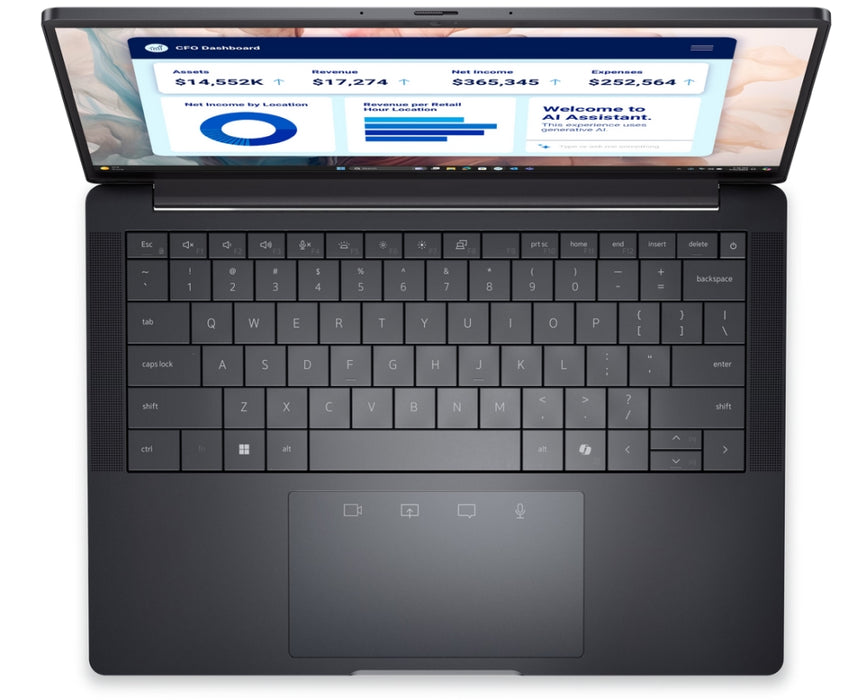 Dell Pro 13 Premium PA13250, Intel Ultra 5 236V (40 TOPS NPU, 8 ядра, до 4,7 GHz), 13,3" FHD+(1920x1200) WVA 400nits AG, 16 GB: LPDDR5x, 8533 MT/s (вграден), 512 GB SSD PCIe M.2, Intel Arc, 8MP HDR+IR камери и микрофон, Wi-Fi 7, FPR, Backlit Kb, Win 11 Pr