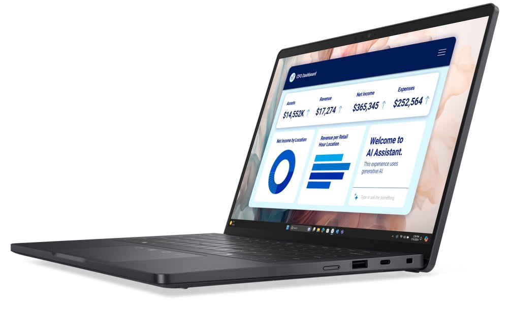 Dell Pro 13 Premium PA13250, Intel Ultra 5 236V (40 TOPS NPU, 8 ядра, до 4,7 GHz), 13,3" FHD+(1920x1200) WVA 400nits AG, 16 GB: LPDDR5x, 8533 MT/s (вграден), 512 GB SSD PCIe M.2, Intel Arc, 8MP HDR+IR камери и микрофон, Wi-Fi 7, FPR, Backlit Kb, Win 11 Pr