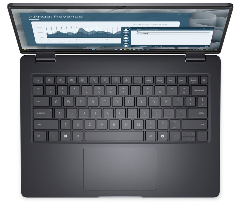 Dell Pro 14 PC14255, AMD Ryzen 5 PRO 230 (22 MB кеш, 6 ядра, до 4,9 GHz, 16 TOPS NPU), 14" FHD+(1920x1200) IPS, 300 nits AG, 16 GB: 1 x 16 GB, DDR5, 5600 MT/s, 512 GB SSD, AMD Radeon 760M графика, FHD HDR IR камера и микрофон, Wi-Fi 6E, FPR, Backlit Kb,