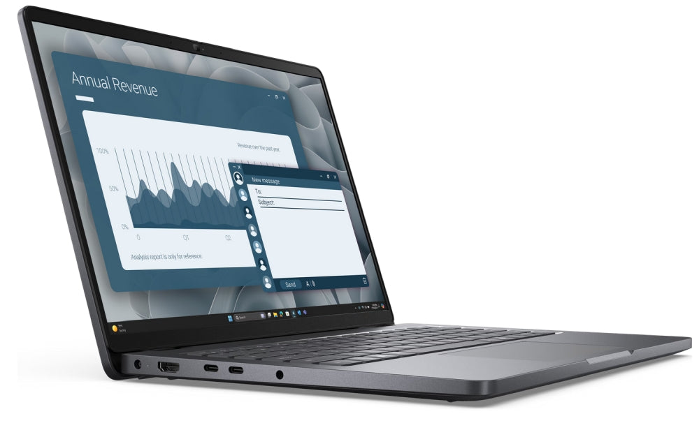 Dell Pro 14 PC14255, AMD Ryzen 5 PRO 230 (22 MB кеш, 6 ядра, до 4,9 GHz, 16 TOPS NPU), 14" FHD+(1920x1200) IPS, 300 nits AG, 16 GB: 1 x 16 GB, DDR5, 5600 MT/s, 512 GB SSD, AMD Radeon 760M графика, FHD HDR IR камера и микрофон, Wi-Fi 6E, FPR, Backlit Kb,