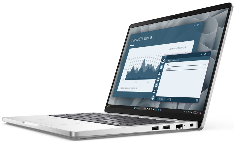 Dell Pro 14 PC14255, AMD Ryzen AI 5 PRO 340 (22 MB кеш, 6 ядра, до 4,8 GHz, 50 TOPS NPU), 14" FHD+(1920x1200) IPS, 300 nits AG, 16 GB: 1 x 16 GB, DDR5, 5600 MT/s, 512 GB SSD, AMD Radeon 840M графика, FHD HDR IR камера и микрофон, Wi-Fi 6E, FPR, Backlit Kb