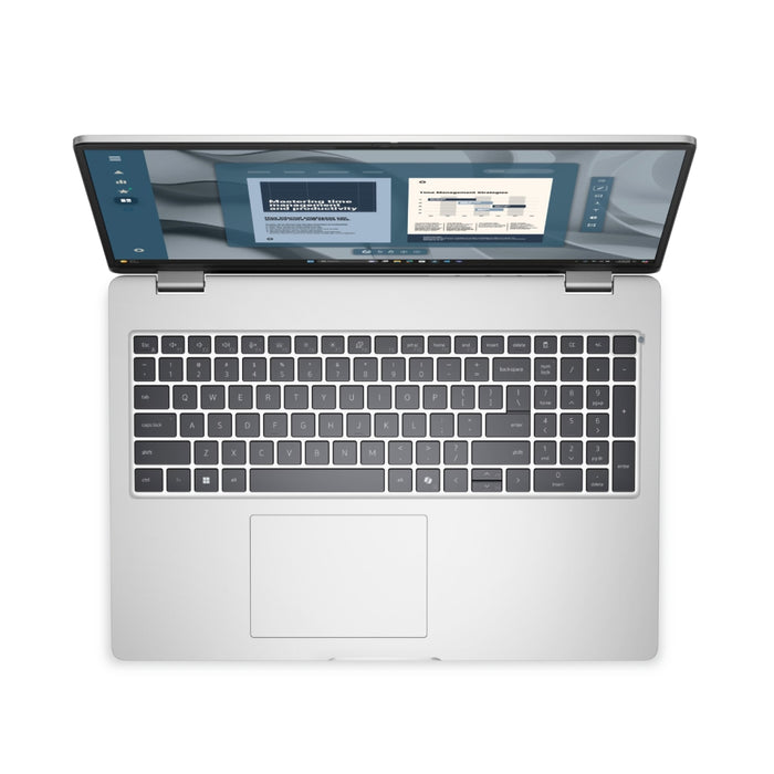 Dell Pro 16 PC16255, AMD Ryzen AI 7 350 (24 MB, 8C, до 5.0 GHz), 16.0" FHD+(1920x1200) IPS, AG, 300 nits, 16 GB, DDR5, 5600 MT/s, 512 GB SSD, AMD Radeon 860M, FHD HDR + IR камера и микрофон, Wi-Fi 6E, FPR, Backlit Kb, Win 11 Pro, 3Y PS, Platinum silver