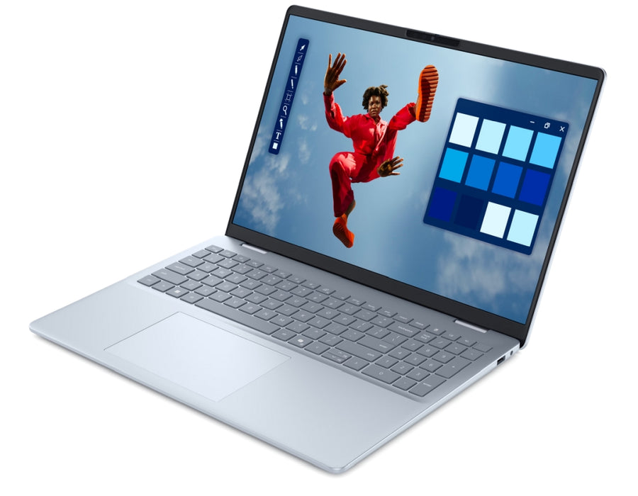 Dell 16 Plus DB16250, Intel Ultra 7 256V (47 TOPS NPU, 8 ядра, до 4,8 GHz), 16,0" 2,5K (2560x1600) WVA/IPS 300nits AG, 16 GB: LPDDR5x, 8533 MT/s (onb), 512GB M.2 SSD, Intel Arc, FHD камера и микрофон, Wi-Fi 7, Backlit Kb, Win11 Pro, Ice Blue, 3Y CI