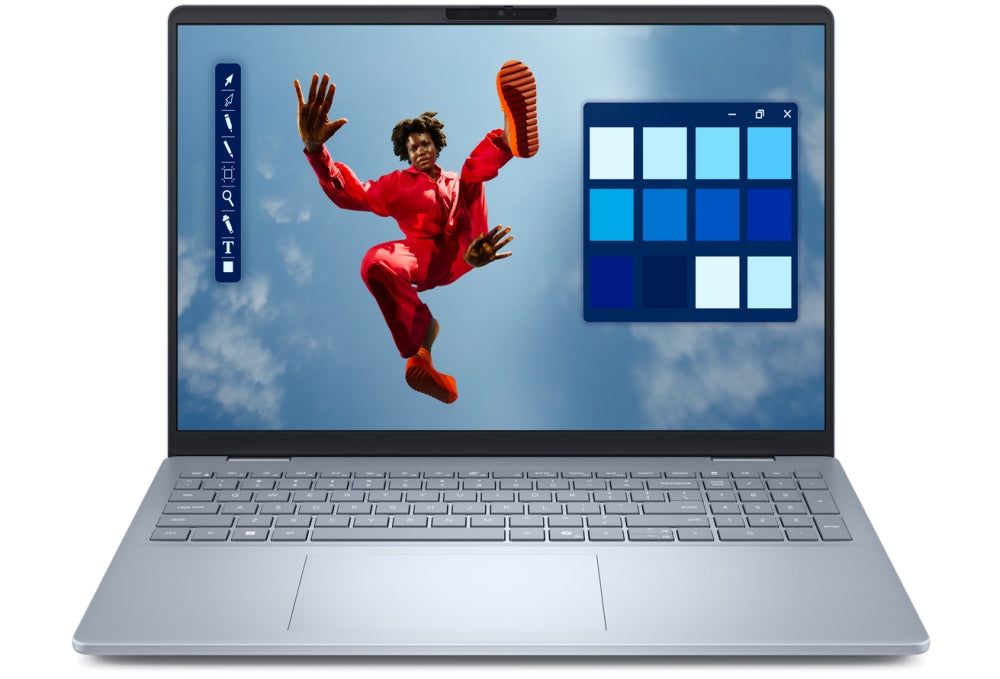 Dell 16 Plus DB16250, Intel Ultra 7 256V (47 TOPS NPU, 8 ядра, до 4,8 GHz), 16,0" 2,5K (2560x1600) WVA/IPS 300nits AG, 16 GB: LPDDR5x, 8533 MT/s (onb), 512GB M.2 SSD, Intel Arc, FHD камера и микрофон, Wi-Fi 7, Backlit Kb, Win11 Pro, Ice Blue, 3Y CI