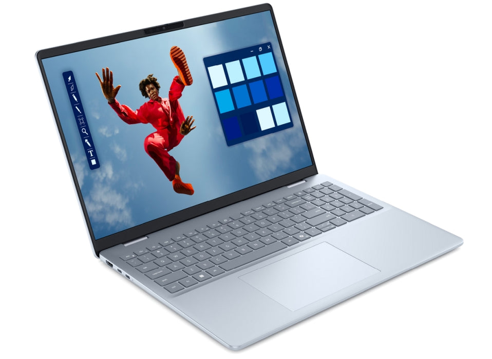 Dell 16 Plus DB16250, Intel Ultra 7 256V (47 TOPS NPU, 8 ядра, до 4,8 GHz), 16,0" 2,5K (2560x1600) Mini-LED Touch HDR 600 90Hz, 16 GB: LPDDR5x, 8533 MT/s (onb), 512GB M.2 SSD, Intel Arc, FHD камера и микрофон, Wi-Fi 7, FPR, Backlit Kb, Win11 Pro, ледено с