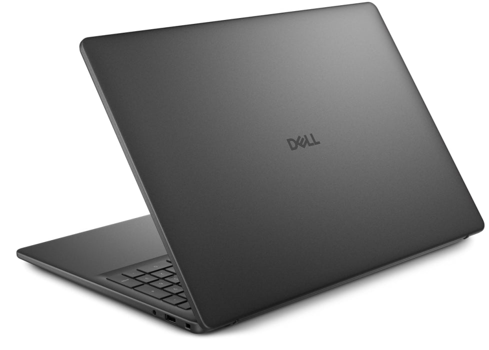 Dell 16 DC16250, Intel Core 5 120U (10 ядра, до 5.0 GHz), 16.0" FHD+(1920x1200) AG, 300 nits, 16GB, 2x8GB, DDR5, 5200 MT/s, 1TB M.2 PCIe, Intel Graphics, Cam, FPR, Wi-Fi 6, Подсветка Kb, Ubuntu, въглеродно черно, 3Y PS