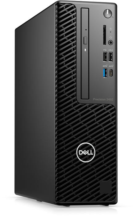 Dell Precision 3460 SFF, Intel Core i7-14700 (33M Cache, 20 ядра, до 5.4 GHz), 32 GB: 2 x 16 GB, DDR5, 5600MT/s, 1TB SSD PCIe M.2, Nvidia T1000 8GB, BG клавиатура и мишка, 300 W, Windows 11 Pro, 3 години BO