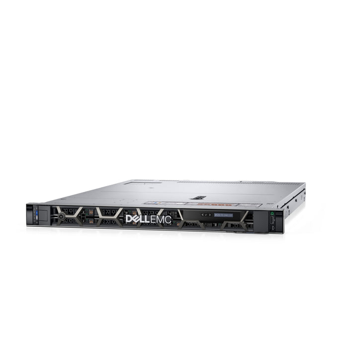Dell PowerEdge R450, шаси 4x 3.5" (SAS, SATA), Intel Xeon Silver 4310, 1x16GB DDR4 RDIMM, 1x2TB, ReadyRails A11, безел, PERC H755 с предно зареждане, iDRAC9 Enterprise 15G, Dual 700W Titanium, 3Y Basic Onsite