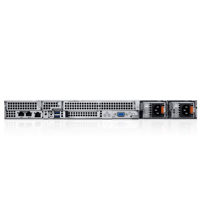Dell PowerEdge R660XS, шаси 8 x 2.5" (SAS, SATA), Intel Xeon Silver 4410Y (30M Cache, 16GT), 1x16GB DDR5 RDIMM, 1x2.4TB, ReadyRails A11, безел, предно PERC H755 предно зареждане, iDRAC9 Enterprise 16G, двоен 700W Титан, 3Y ProSpt